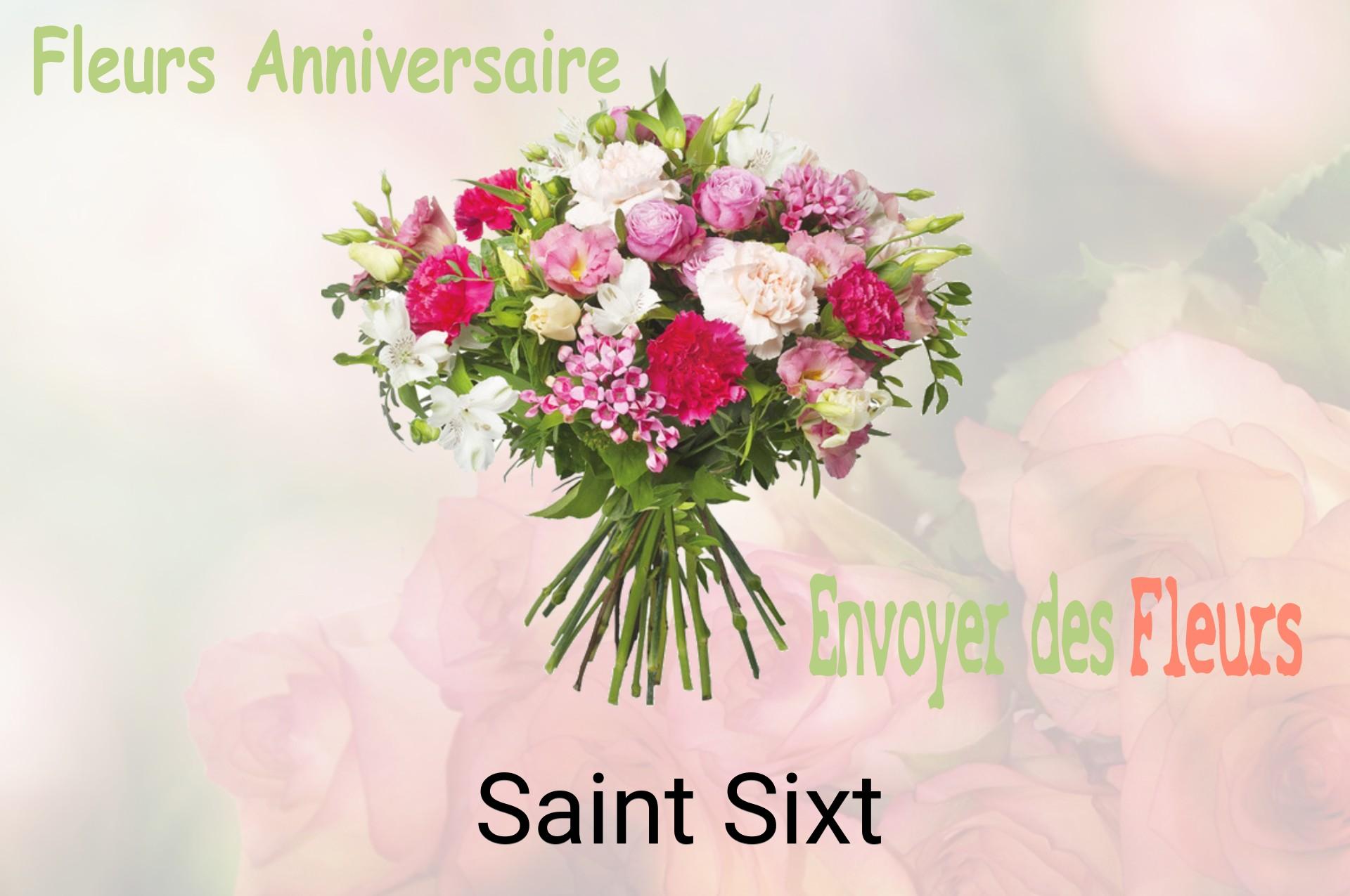 Bouquet de fleurs d’anniversaire livré à Saint-Sixt